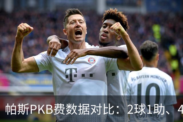 帕斯PKB费数据对比：2球1助、4射4正vs0球0助、1射0正